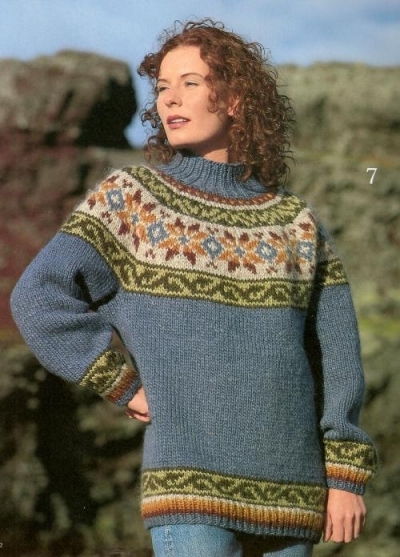 Smuk islandsk damesweater